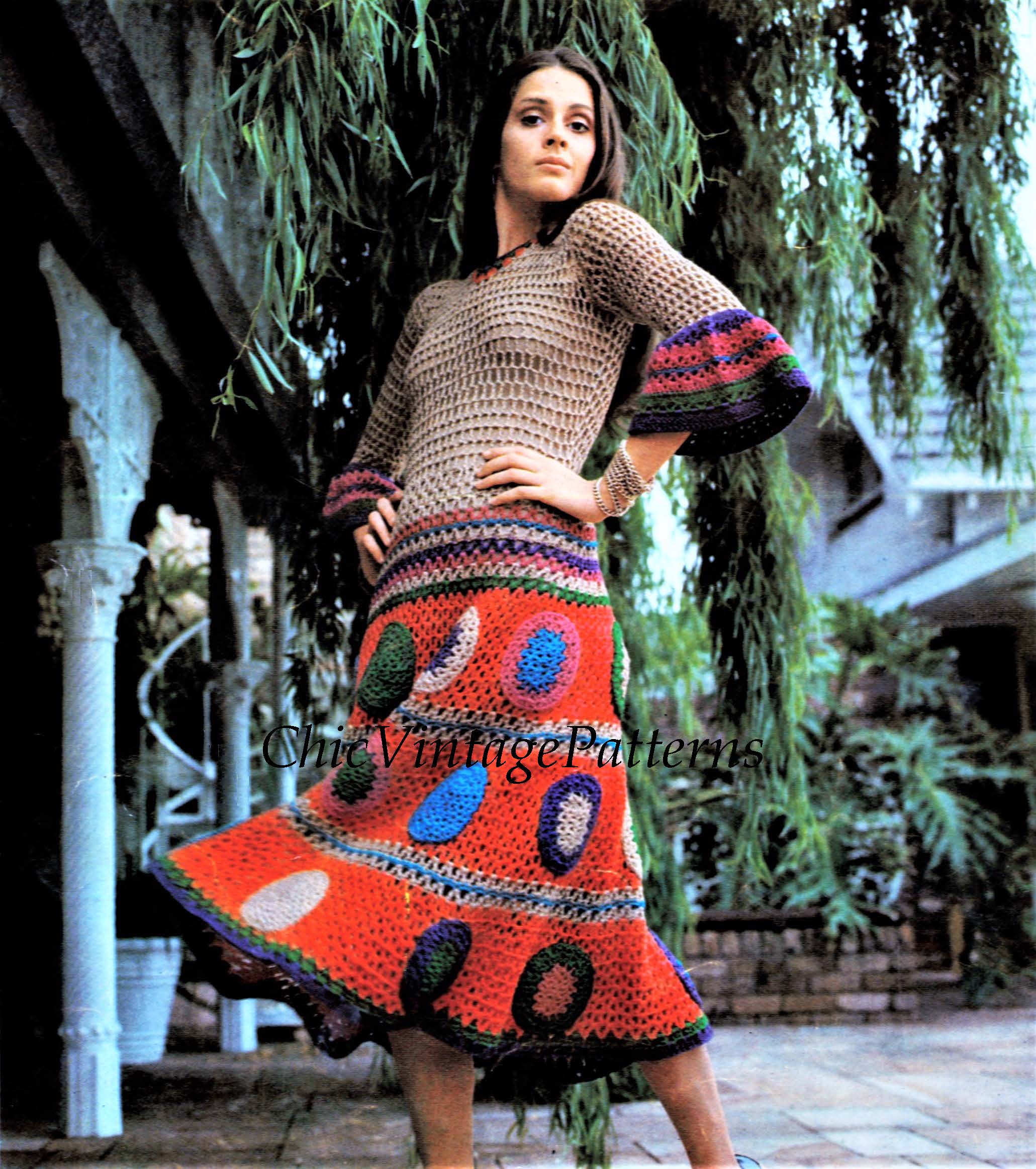 Crochet gypsy outlet skirt pattern