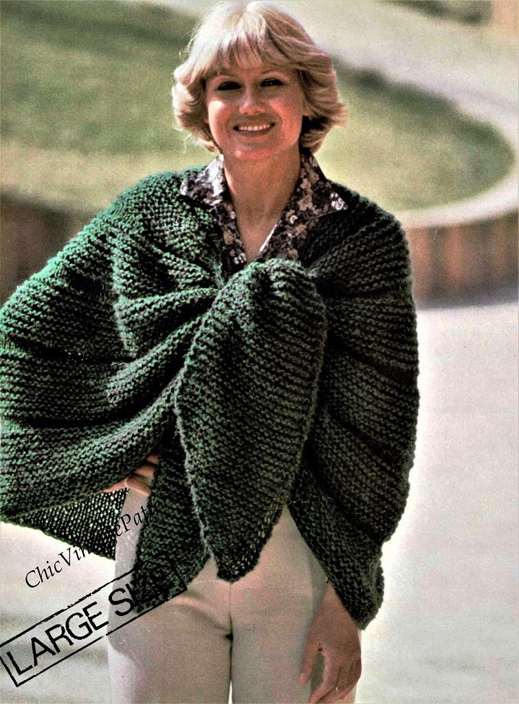 27 Free Knit Poncho Patterns for All Seasons - Sarah Maker