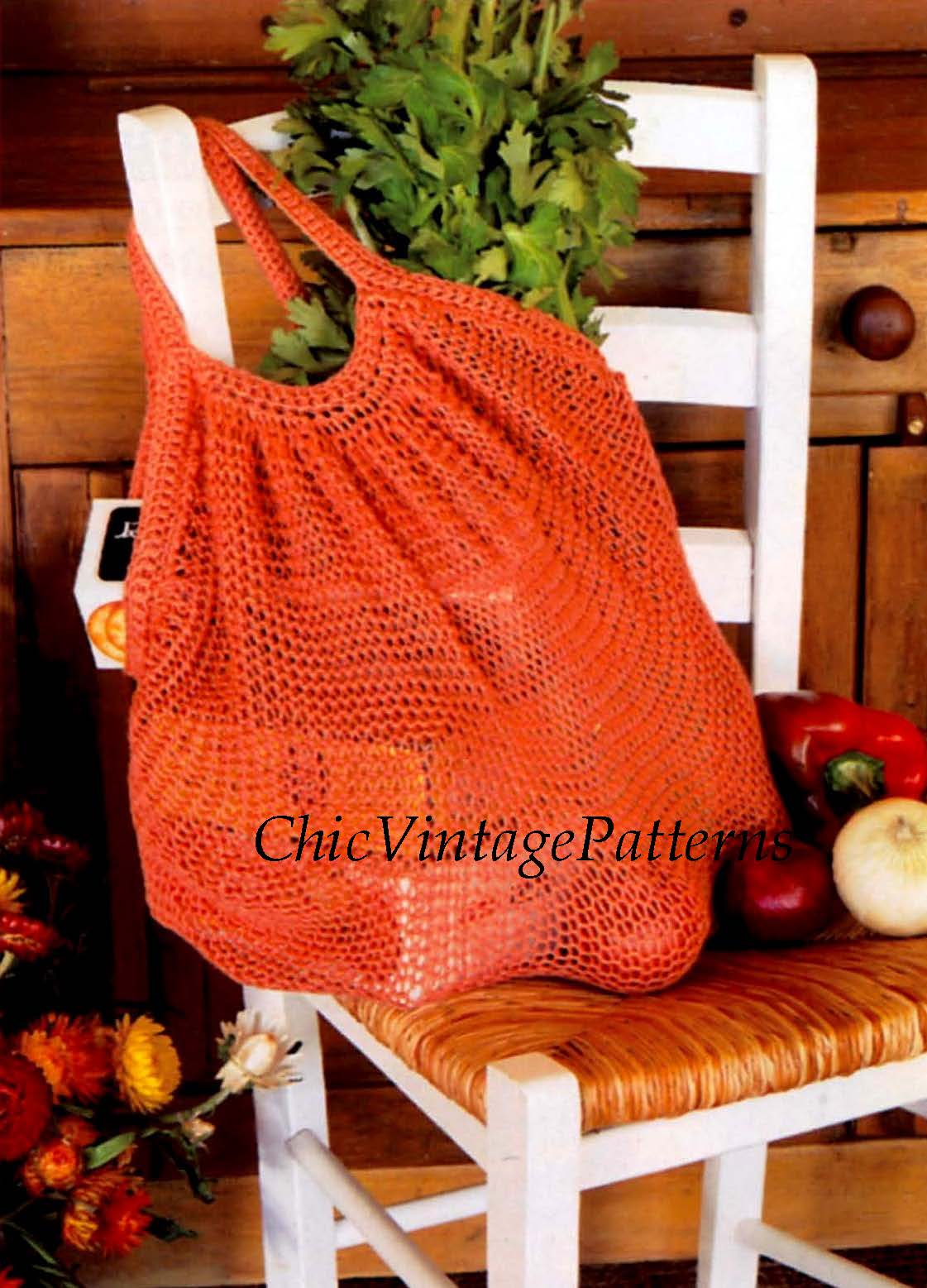 Knitted market online bag