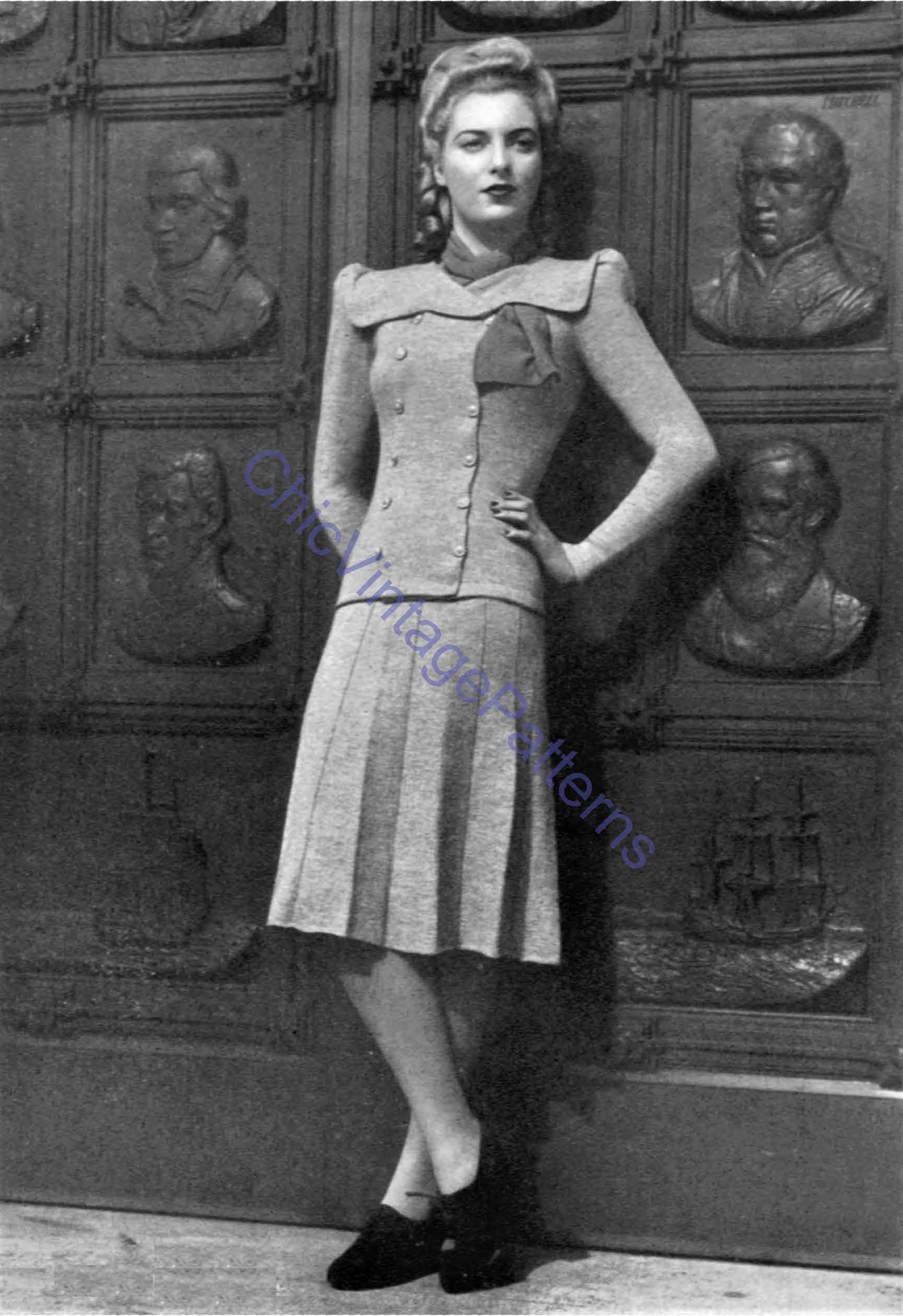 1940s 2025 womens suit