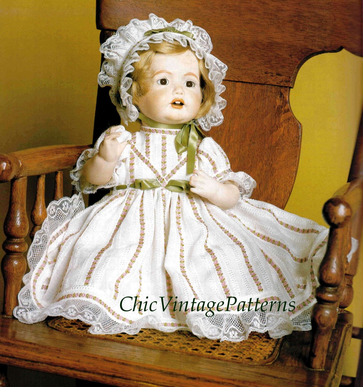 1800s Victorian Gown or Evening Dresses Pattern for American Girl Dolls  INSTANT DOWNLOAD 