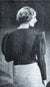 1930's Ladies Sweater Knitting Pattern, Instant Download